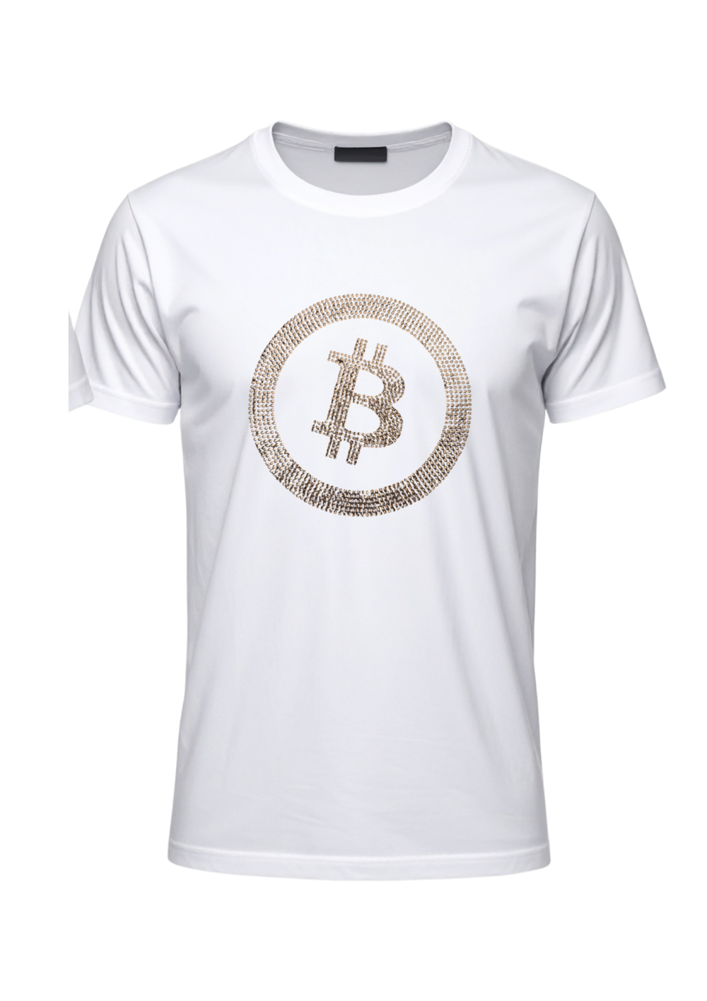 Exclusive Bitcoin T-Shirt with rhinestones