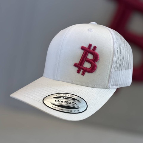 Caps mit 3D-Stick weiß
